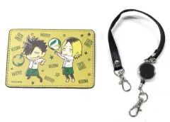 【中古】財布・パスケース 音駒高校 ちびキャラ 1ポケットパスケース 「ハイキュー!! TO THE TOP 烏野バースデーパーティー in 東急ハンズ ～麗しの潔子さんへ～」