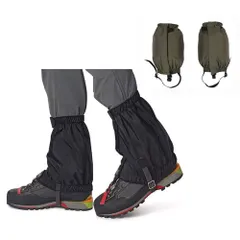新品 SEKIDAR 登山用ゲイター・スパッツ ショート ゲイター 軽量 通気 [女性用、細身の男性用] 登山用ゲイター ゲイター 防水 登山スパッツ ショット ゲーター レインスパッツ レッグカバー 雨 脚絆 泥除け トレッキング クライミング ハイキング