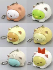 【中古】キーホルダー 全6種セット 「すみっコぐらし ぽかぽかねこびより ねこになりきりマスコットキーチェーン2」