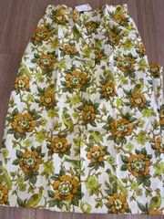 激レア 昭和 レトロ デッドストック 花柄 カーテン ふりる 1970年代 昭和レトロ 花柄 カーテンの通販 by ラクマ☆ぴかP's shop｜ラクマ