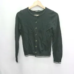 ◇ ⊇ CLEAR IMPRESSION クリアインプレッション 長袖 カーディガン サイズ3 ブラック系 レディース E  【1409240023692】