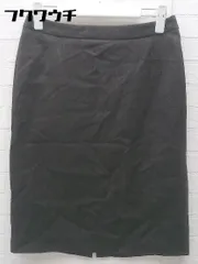 ◇ MK MICHEL KLEIN エムケーミッシェルクラン 膝丈 タイト スカート サイズ38 ブラウン レディース 【中古】 【1002800496938】のサムネイル