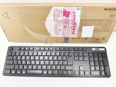 【HY】O【新古品】ELECOM エレコム TK-FBM120KBK/EC Bluetooth5.0 テンキー付きフルキーボード 日本語配列 109キー 薄型 メンブレン 抗菌仕様 マルチペアリング対応[送料無料(一部地域を除く)]HY003