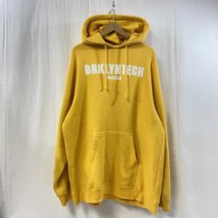 STUSSY ステューシー パーカー 長袖 BRKLYNTECH PULLOVER HOODIE イエロー XL USA製