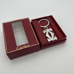 箱付 Cartier カルティエ トリニティ キーリング キーホルダー