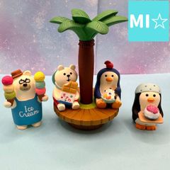 デコレコンコンブル氷マウンテン＆氷の台座の上の6人組送料無料3