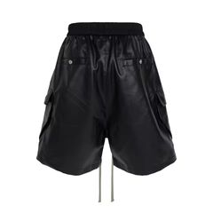 リックオウエンス ハーフパンツ opium レザーパンツ - メルカリ
