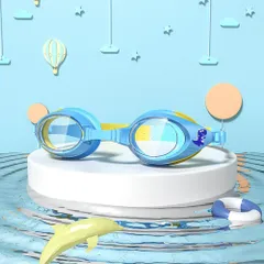 ☆ ダイナソー×ブルー ☆ ゴーグル 水泳 キッズ ygoggles5072 ゴーグル 水泳 子供 スイムゴーグル 水中メガネ 水中眼鏡 スイミングゴーグル 子供用 キッズ 男の子 女の子 プール スイミングスクール ジム 競泳 海水浴 おしゃれ かわいい