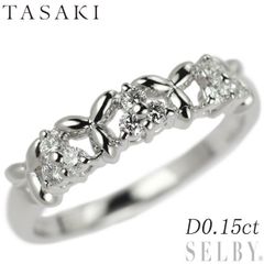 田崎真珠 Pt900 ダイヤモンド リング 0.15ct