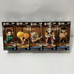 【瀬戸店】未開封　鬼滅の刃　ワールドコレクタブルフィギュア　vol.3　5体セット（竈門炭治郎・我妻善逸・嘴平伊之助・響凱・嘴平伊之助）【701-4342】