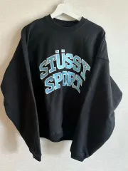 希少STUSSY SPORT ステューシースポーツ ブラックバスペンダントトップ 