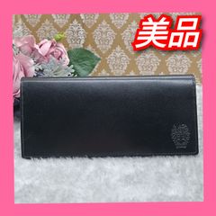 皇居 限定 長財布 黒 東御苑 本丸 売店 本革 ブラック折り財布 【公式 