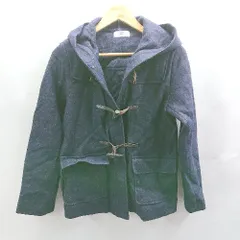 ◇ ⊇ J.PRESS Jプレス ウール混合 長袖 コート サイズM ネイビー レディース E  【1503310009026】