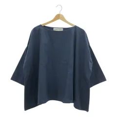 STAMP AND DIARY / スタンプアンドダイアリー | コットン オーバー ブラウス | F | ネイビー | レディース