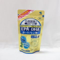 ●(期限2025年5月18日) 小林製薬 EPA DHA α-リノレン酸 30日分 180粒 ( サプリメント 栄養補助食品 ) ( m4412 )
