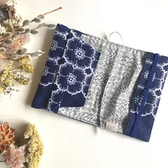 【anemone①】ブックカバー⚮̈﻿ミナペルホネン生地使用