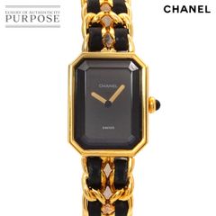 シャネル CHANEL プルミエール Mサイズ H0001 ヴィンテージ レディース 腕時計 ブラック ゴールド ウォッチ Premiere 90290190