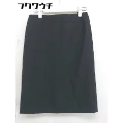 ◇ A day in the life UNITED ARROWS 膝丈 タイト スカート サイズ 36 ブラック レディース  【1106220004398】