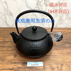 【南部鉄器】岩鋳 鉄瓶兼用急須 5型七宝 (直火対応) Iron Kettle Nanbu Tekki