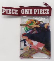 [중고] 가방 빨간 머리 해적단 마이니 ONE PIECE 일러스트 컬렉션 짠 테이프 첨부 파우치 [원피스]