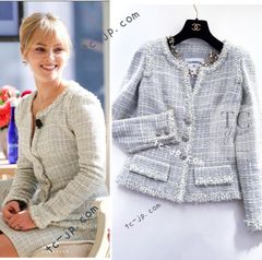 CHANEL - シャネル カーディガン CHANEL 35万 ブラック コーラル ホワイト トリム カシミヤ ニット ライオン CC ボタン 超美品 34 36 38 CHANEL シャネル カーディガン 35万 ブラック コーラル ホワイト