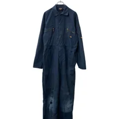Dickies 長袖つなぎ W36 ネイビー ディッキーズ ワークウェア オールインワン 作業着 古着卸 アメリカ仕入 a706-6226