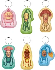 【中古】食玩 キーホルダー 全6種セット 「コロコロビレッジ こびとづかん クッションキーホルダー」