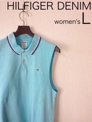 HILFIGER DENIM ノースリーブポロシャツ　レディースL