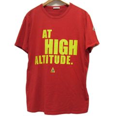 ☆MONCLER モンクレール 19SS 半袖Tシャツ MAGLIA T-SHIRT AT HIGH ALTITUDE メンズ クルーネット 夏物 大きめサイズ XXL