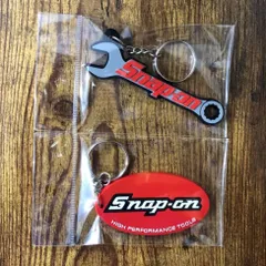 【キーホルダー】2種セット スナップオン Snap-on ラバーキーホルダー アメリカン雑貨