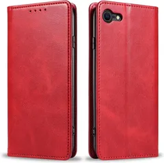 【W02】iPhone7／8 SE2 SE3対応 カード収納手帳型レザーケース