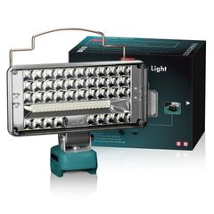 作業灯 ledワークライト投光器充電式マキタ18 Vバッテリー互換ガレージライト ライト 照明 屋外投光器集魚灯ワークライトマキタ互換電動工具USB&Type-C充電携帯型工事現場 (7)