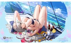 [중고] 안아 베개 커버 시트 블랭킷 비토리오 베네토 (라스페치아 꽃) 시트 [아줄 레인]