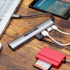 usbハブ 3.0 コンセント type-c ケーブル 充電 電源 高速 SDスロットル SDカード Bluetooth 増設 パソコン PC スマホ テレビ接続 HDMI VGA TF PD