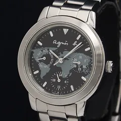 アニエスベー シルバー文字盤 世界地図 レディース腕時計　動作品 楽天市場】未使用 アニエスベー 腕時計 レディース 時計