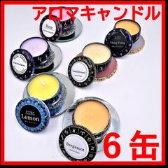 アロマキャンドル星座シリーズ　6缶セット　モン サンクチュエール