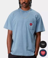 【ムラスポ公式】新品 Carhartt WIP カーハート ダブリューアイピー 半袖 Tシャツ メンズ ポケット ポケT ワンポイント ハート ロゴ S/S INGO POCKET T-SHIRT I034486