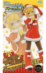【中古】フィギュア 鏡音リン クリスマス 「初音ミク Project DIVA Arcade Future Tone」 スーパープレミアムフィギュア