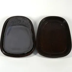 硯　文房用具 呉竹 ぼくちすずり 4.5平 書道用硯 習字用硯 硯 墨地 両面硯