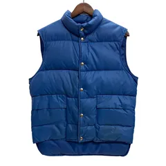 エルエルビーン L.L.Bean 70's 筆記体タグ ダウンベスト ベスト ブルー Mサイズ 201MT-4287 VB