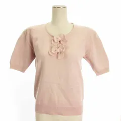 ピンクハウス サマーニット サマーセーター 半袖 コットン ブランド トップス レディース Lサイズ イエロー PINK HOUSE ピンクハウスのPINK HOUSE 2024 Summerカタログ｜PINK HOUSE
