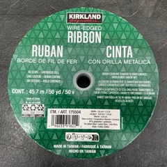 未使用 KIRKLAND リボン 8点 まとめ カークランド 業務用 コストコ コストコ カークランド・シグネチャー ワイヤー入りリボン 2
