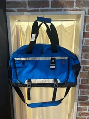アディダス 【タグ付き未使用】ボストンバッグ ショルダーバッグ ブルー 定価税込7140円 A-536