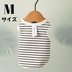 2025 新品　ワンちゃん ストライプ　夏用　日焼け防止　涼しい　ブラック