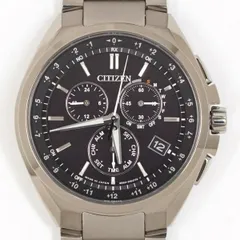 CITIZEN シチズン アテッサ エコドライブ ソーラー電波時計 CB5040-80E メンズ チタン