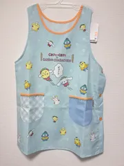 新品　コジコジ　サンリオ　保育士　介護士　水色　エプロン