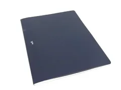 ■美品■ HERMES エルメス グランダッシュ 罫線ノート ノートブック 文房具 ステーショナリー メンズ レディース ネイビー系 DH0438