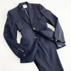 21c20 《美品》 UNITED TOKYO ユナイテッドトウキョウ セットアップ スーツ 1 ブラック ビジネス フォーマル ウール 2B アジャスター付きのサムネイル