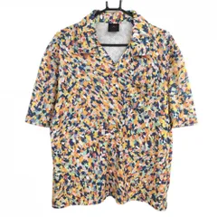 【超美品】ジョーダン 半袖ポロシャツ マルチカラー 総柄 メッシュ生地 ナイキ メンズ XL ゴルフウェア NIKE