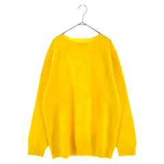 INVERALLAN (インバーアラン) シェットランドウール ミドルゲージクルーネックセーター 長袖セーター ニット イエローのサムネイル
